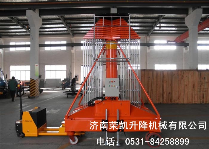 大型展覽中心30米套缸升降機(jī)